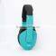 Green Colour Headphone for Both Girls and Boys Summer Style Headset Bright Color FM Radio Micro-SD Card Headphone