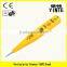 China factory digital LCD display voltage test pen screwdriver type tester with light sensation and display test CE approved