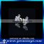 Wholesale high qaulity music blue rhinestone note cufflink G0010                        
                                                Quality Choice