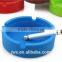 Custome round silicone ashtray fancy in design