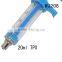WJ208 20ml TPX adjustable plasitc steel syringe