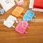 Personalized colorful dishwasher safe high quality 2-in-1 plastic Ice Cream Marker with handle