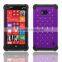 2015 New arrival china  hot selling tough hard durable case bling crystal PC+Silicone hybrid case cover for Nokia N9