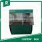 BEAUTIFUL COSMETICS PACKAGING GREEN CARTON BOX WITH WINDOW