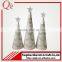 clear glass christmas tree with led light