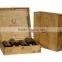hot sell unfinished handmade wood wine box