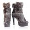 Winter fashion style big size high heel boots shoes women shoes winter shoes women boots