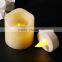 LED electronic flashing paraffin lights ivory yellow flam glim with convenient switch for wedding or christmas party birthday