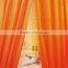Polyester double swag shower curtain with valance