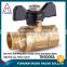 TMOK control type heavy duty brass water shut-off valve packing gland brass ball valve CE certificationn