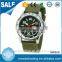 Man fashion sport high quality alloy case nylon strap watch
