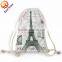 2016 Fashion Customize Heat Transfer Printed Cinch Travel Bag