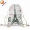 Creative dropship sublimation digital printing drawstring backpack bag