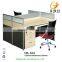 Office furniture working desk for 4 person workstation