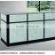 Rational Hot Sale Office Reception Desk Design Wooden Desk Counter P-27