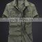 2016 Latest design Mens Summer pure cotton short sleeves leisure shirts