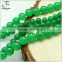 6mm/10mm Round Gemstone Green Malaysian Jade Beads Strand Jewelry Making Beads
