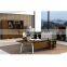Metal Frame Elegant MDF Wooden Office Table