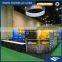 High speed 3.4m large format solvent printer, flex banner printing machine price