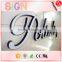 3d led frontlit and backlit decorative acrylic letter