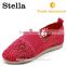 wholesale lovely pattern handmade girl crochet knitting shoes