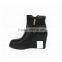 PU wedge boots