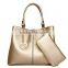 2 Pcs Ladies Shoulder bags Set American style Pu Leather Tote Handbag