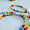 Luxury Pet Cat Dog Collar And Leash Set Colorful Beads Pearl Collar for Small Puppy