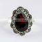 Breathtaking Romantic !! Pear Shape Garnet 925 Sterling Silver Ring, Handmade Silver Jewelry, Silver Jewelry 925