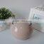OEM Plastic Round-shaped Desktop Garbage Can With electroplating lid