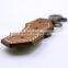 custom embossed vintage leather key chain with snap hook
