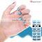 16Tips Special Nail Wrap Cool White Fashion Glass Nail sticker