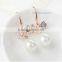 New Design High Quality 18K Gold Natural Pearl Earring