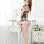 7024 Sexy Women Black Hollow Fishnet Open Crotch full Body stocking 2015
