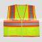 2016 Hot Selling hi Visibility EN20417 & ANSI/ISEA 107-2010 Mesh Safety Vest