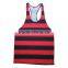 Custom dri fit blank gym mens stringer running singlet