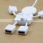 Lovely White Human Shape 2.0 4 port usb hub
