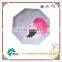 strong quality 3 folds umbrella with heat transfer paper printing
