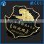 custom engrave metal car decoration manufacturer