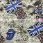 Film effect PVC leather with Scrawl design surface popular use for handbags ,sofa cover ,with cotton backing