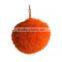 10cm Colorful Real Fur Ball Keychain