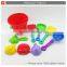 Plastic beach buckets and spades sand beach toy set 9pcs