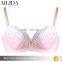Hot Sale Wholesale Women's Stocking Pink Lightly Lined Demi Bra