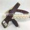 Braid cotton cord belt for garment