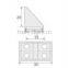 2015 High Quality Plastic Angle Corner Brackets/harn Codes