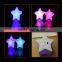 Party decoration led flashing star light ,star shape led pvc light