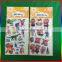 embossed PVC stickers pigs stickers