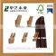 china factory FSC wall mount beech wooden hanging clothes hook for room