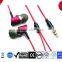 Noise cancelling stereo mobile phone earphone for iphone6