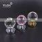 2 1/3 Inch Interior Door Set Depression Pink crystal door handle